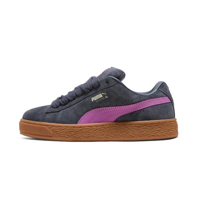 PUMA Suede Shoes - Galactic Gray/Wild Berry - Size 8