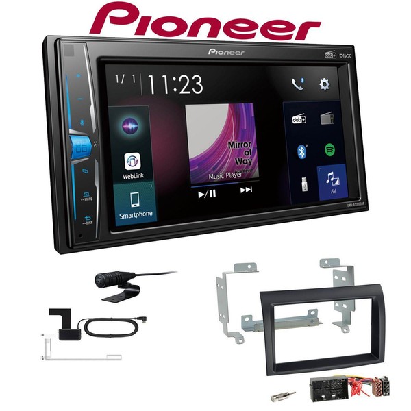 Pioneer Autoradio Bluetooth Dab+ FüR Peugeot Boxer 2006-2011 Schwarz Quadlock-image