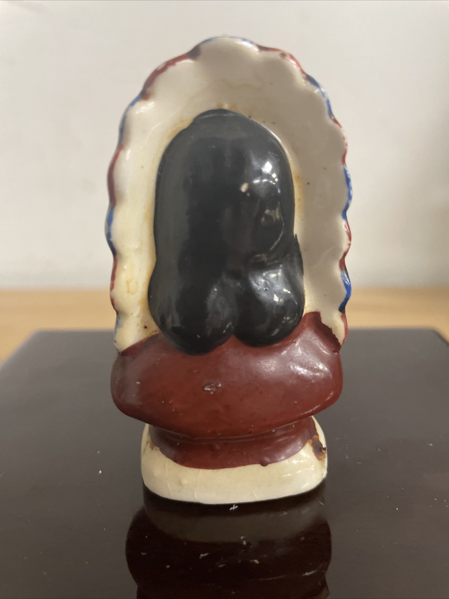 Vintage Indian Chief & Indian Maiden Salt & Pepper Shaker Made In