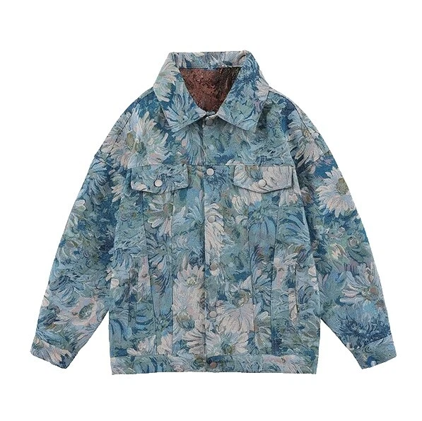 Cazadora chaquetas Floral para hombres