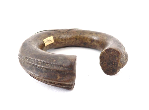 Antique Niger Bronze Currency Manilla Bracelet Nigerian Tribal Jewelry #5 - Picture 5 of 17