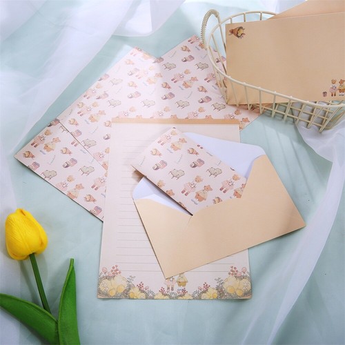 6Pcs Letter Paper 3Pcs Envelopes for Thankgiving Christmas Party Personal Mail - Picture 37 of 64