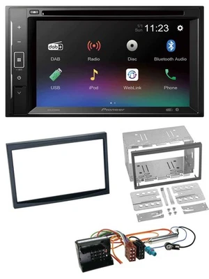 Pioneer Bluetooth MP3 USB 2DIN DAB DVD Autoradio für Peugeot 207 307 Expert Part - Bild 1 von 4