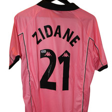 ZINEDINE ZIDANE JUVENTUS MAGLIA AUTOGRAFATA BECKETT BAS COA SIGNED JERSEY