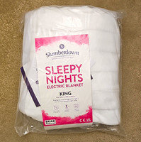 Slumberdown Sleepy Nights King Electric Blanket White 142x150cm