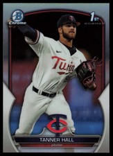 2023 BOWMAN DRAFT CHROME REFRACTORS TANNER HALL RC MINNESOTA TWINS #BDC-174