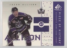 2002-03 SP Game Used Piece of History 174/225 Jason Allison #PH-JA 5tf