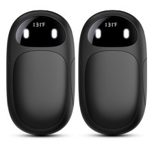 Rechargeable Hand Warmers 2 Pack - 20Hrs Safe Heat, Magnetic, Perfect for Outdoo