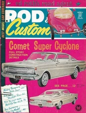 ROD & CUSTOM 1964 APR - ROTH ROAD AGENT, COMET SUPER CYCLONE, EL CAMINO IDEAS