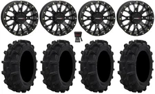 System 3 ST-3 Black 15" Wheels 30" Mud XC Tires Textron Wildcat XX
