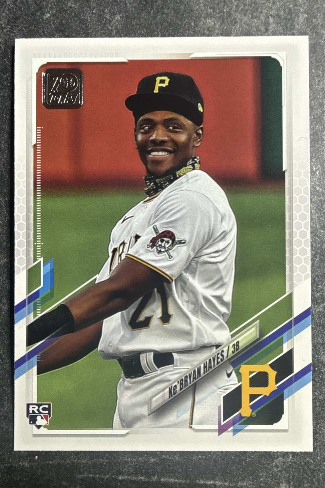 2021 Topps #644 Image Variation Smiling Ke'Bryan Hayes RC Rookie SP