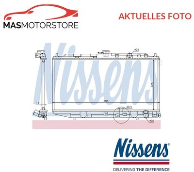 KÜHLER WASSERKÜHLER MOTORKÜHLER NISSENS 62276 P NEU OE QUALITÄT