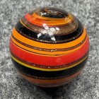 Handmade Marble Gold Lutz ( corkscrew - Spiral ) 1 Inch +-  (S11) — photo 2