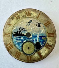 Vintage Soviet Watch Dial Hand Painted Art Unique USSR Wristwatch Face Rare