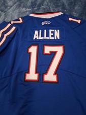 Bills Allen 17/NWT Jersey Mns Szs XL, All Patches No Print Ships Tomorrow