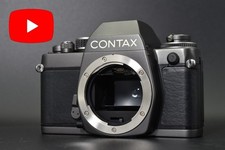 Late 1-Yr Warranty  Contax S2b Black 35mm SLR Film Camera JAPAN Excellent 