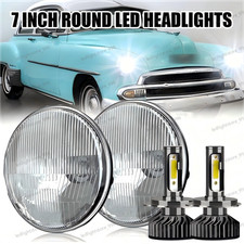 2x For Chevy Styleline Deluxe 1949-1952 7 Inch Round Led Headlights Hilo Beams 2x For Chevy Styleline Deluxe 1949-1952 7 Inch Round Led Headlights Hilo Beams