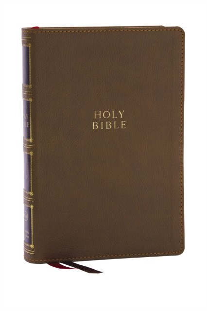 KJV Holy Bible: Compact Bible with 43,000 Center-Column Cross References, Brown
