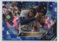 2016 Topps Box Set Chrome Sapphire Edition /250 Paulo Orlando #438 2f4