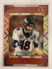 2020 Panini Illusions #16 Peyton Manning Clear Shots Red #/149