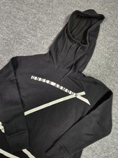 Under Armour Cowl Neck Pullover Sweatshirt Womens SM Black White Logo