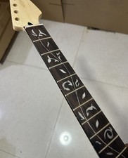 Gloss 22 fret 25.5 inch Maple Guitar Neck part rosewood Fretboard Tree Inlay