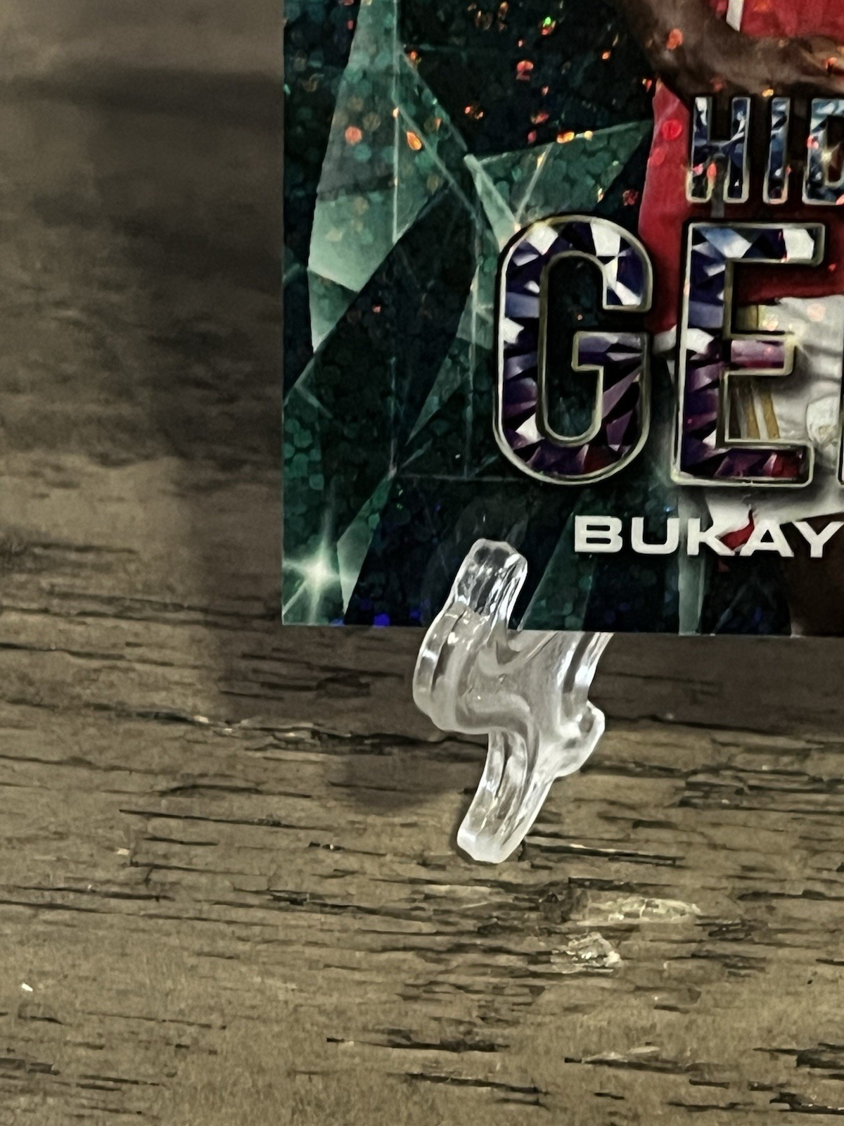 Bukayo Saka 2023-24 Topps Merlin UCC Hidden Gems #HG-13 Case Hit SSP view 4