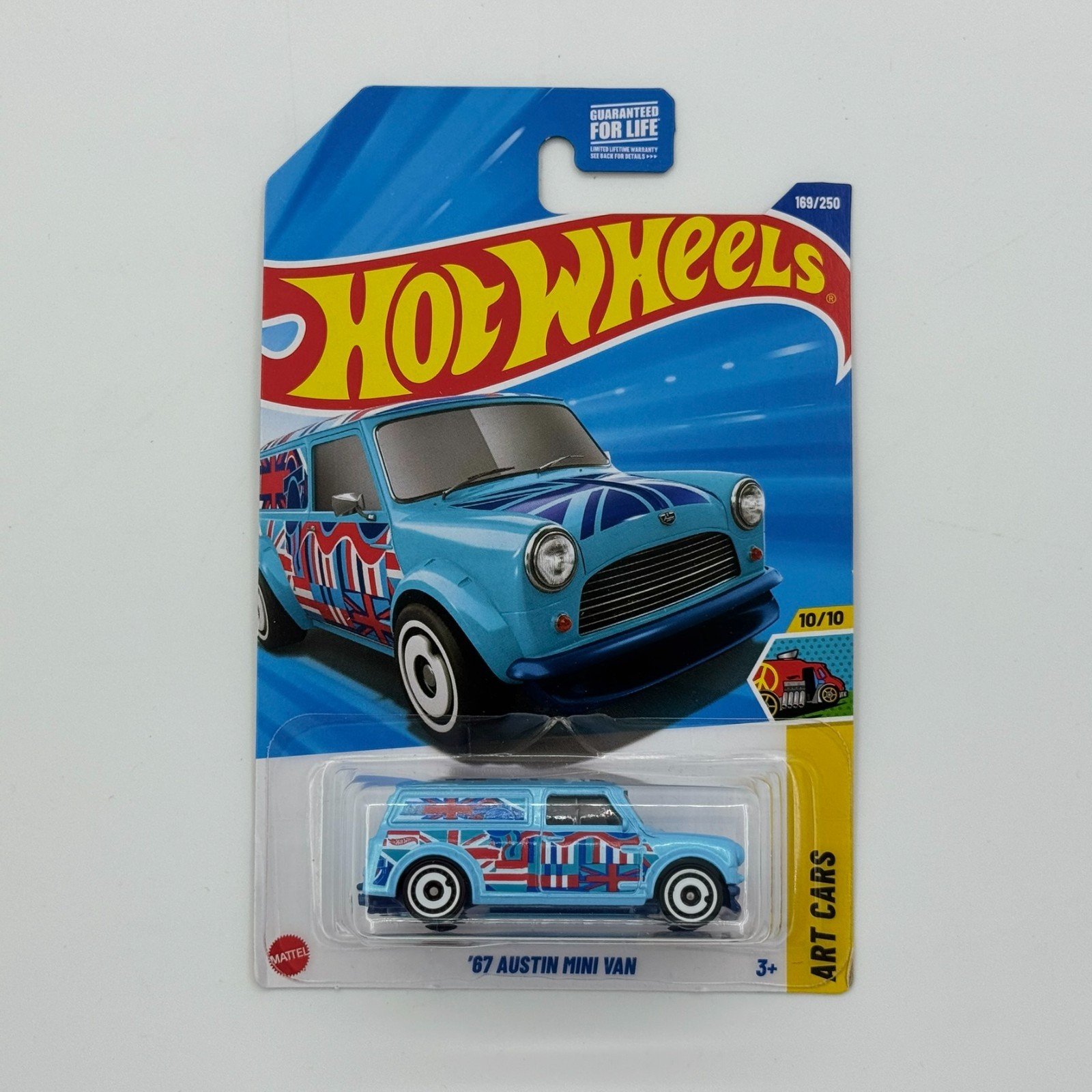 🏎️ 2025 Hot Wheels '67 Austin Mini Van Art Cars #169 Case N 10/10