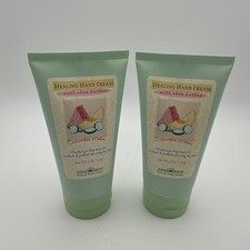 Lot Of 2 Bath  Body Works Cucumber Melon Healing Hand Cream 5 Oz. New
