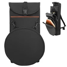 Silent Drum Pad Bag for 12 Inch, Practice Drum Pad Set Backpack