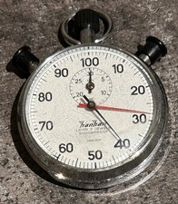 REFA Zeitaufnahme Uhr - Stoppuhr 1/100min - Hanhart - vintage - Guter Zustand