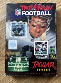 Atari Jaguar Troy Aikman Football  64-bit Interactive Multimedia Cartridge