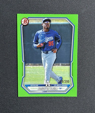 2026 Bowman Josue De Paula Paper Prospects Neon Green Border Parallel #D/399