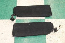 00-04 C5 Vette Black Cloth Overhead Roof Pair Set Lh Rh Sun Visor Shade Oem Oe