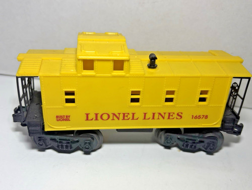 Caboose amarillo Lionel Lines 16578 vintage años 80, calibre O, EE. UU. | Condition: Used
