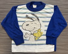 Rare Vintage 1958 1965 Snoopy and Woodstock Sweater Size 4T Peanuts character