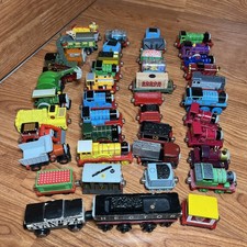 Lot Of 44 Thomas The Train and Friends Diecast Wood Magnetic Trains 2002-2009