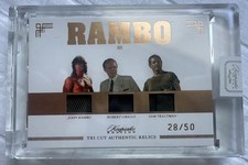 2024 Keepsake Edition John Rambo /50 Triple Relic Griggs Trautman W/Lighted Case