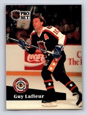 1991-92 Pro Set - Guy Lafleur #317 Quebec Nordiques Hockey Card