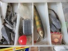 HUGE LOT OF VINTAGE TACKLE, LURES, VINTAGE SEALED HOOKS,MORE  ESTATE FIND — photo 5