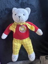 Vintage 95 Rupert Bear 75th Anniversary Plush Soft Toy Teddy Bear 8 Inch VGC