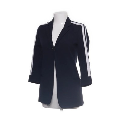 Bershka, Blazer, Größe: XS, Blau/Weiß, Elasthan/Polyester, Damen #Isv