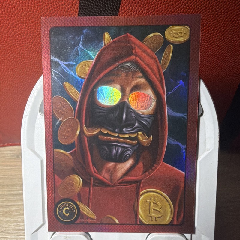 Cardsmiths Currency Series 4 Satoshi Nakamoto #108 Currency Cred 2025 Hologram