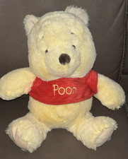 Disney Baby Winnie the Pooh Plush Stuffed Animal Lovey RATTLE So Soft 12"