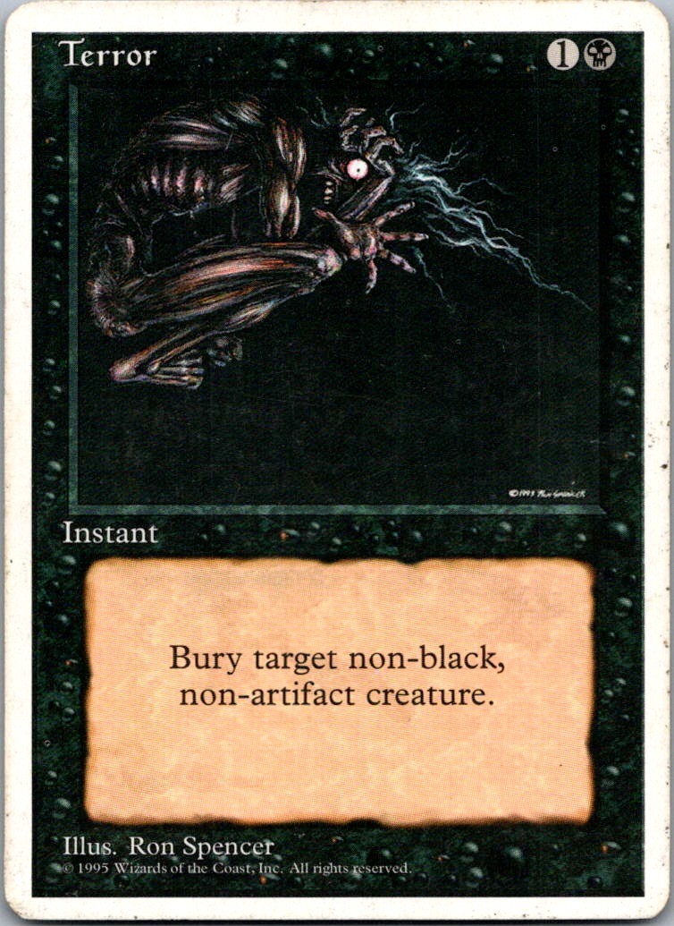 Terror C 4ED # NM MTG Magic