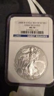 Perfect MS 70 - 2008 American Silver Eagle Reverse of 2007 American Eagle