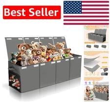 Sturdy Child Toy Organizer with Mesh Pockets - Perfect for Playrooms & Nurseries