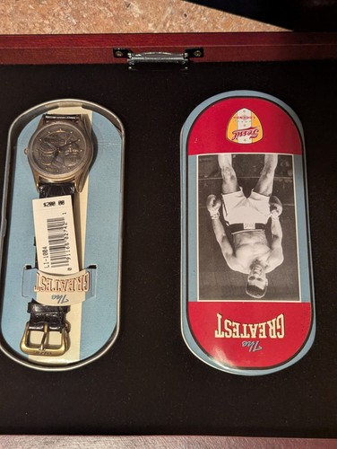 Muhammad Ali Collectors Watch Set , Original BOX , AUTOGRAPH, CERT OF AUTH,ETC - Picture 9 of 24