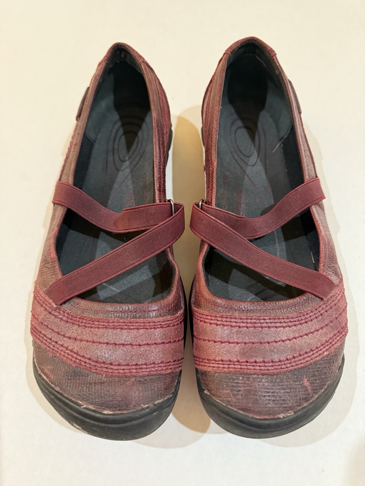 Keen Mary Jane’s Casual Taglia 9 5 Pelle Marrone