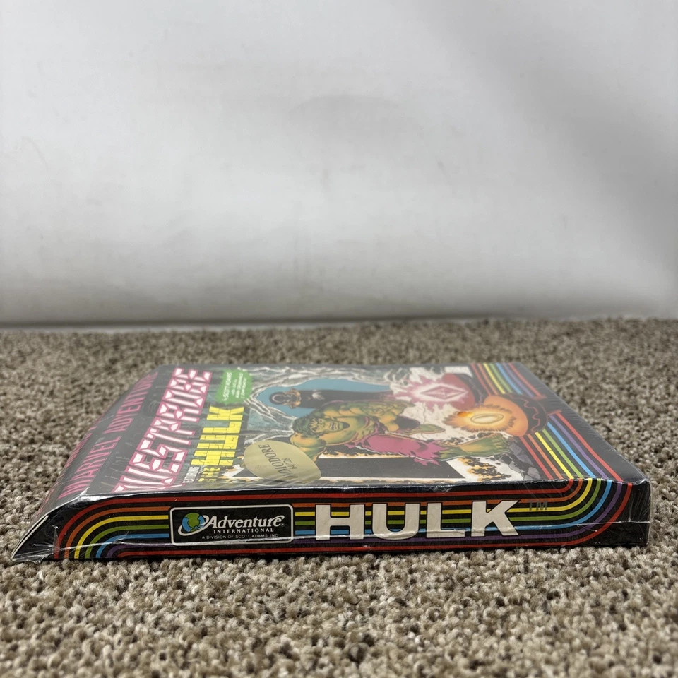 SEALED 1st HULK Game Adventure International MARVEL QuestProbe Commodore 64 128 - Image 4 of 4